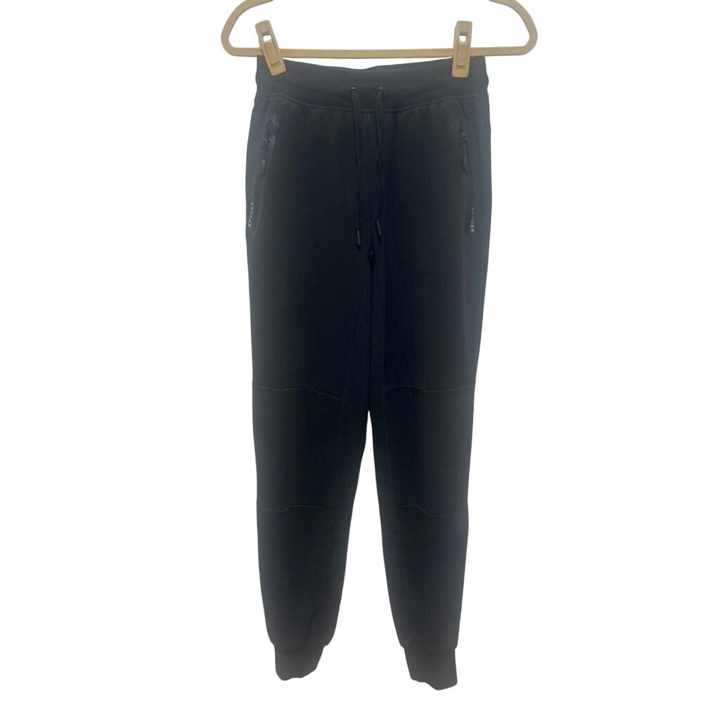 Spyder Active Black Zipped Pockets Proweb Jogger Sweatpants Small *Read